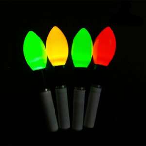0db/tétel Light Stick Sárga/Piros/Narancssárga fénypálcika CR322 elemmel  világító pálcákkal LED lámpa úszó eszköz tartozék J419